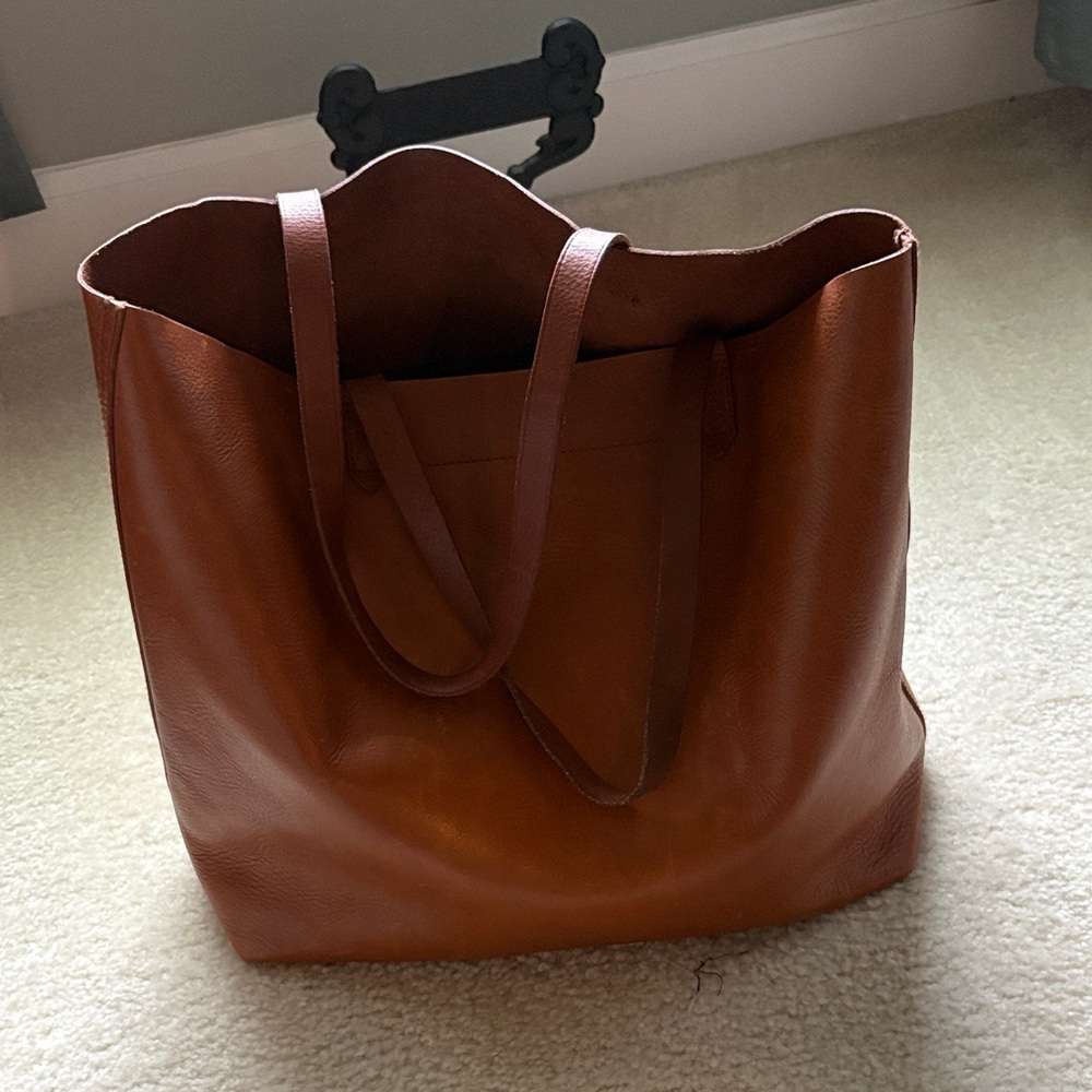 Madewell Brown Leather Tote